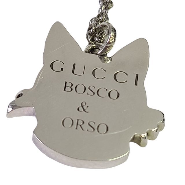 Gucci(グッチ)のグッチ GUCCI BOSCO ボスコ ペンダント シルバー ネックレス 111 レディースのアクセサリー(ネックレス)の商品写真