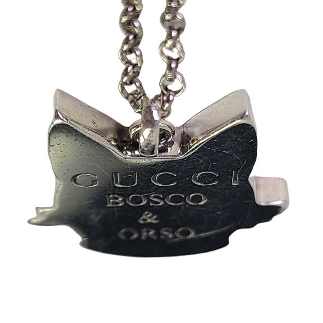 Gucci(グッチ)のグッチ GUCCI BOSCO ボスコ ペンダント シルバー ネックレス 111 レディースのアクセサリー(ネックレス)の商品写真