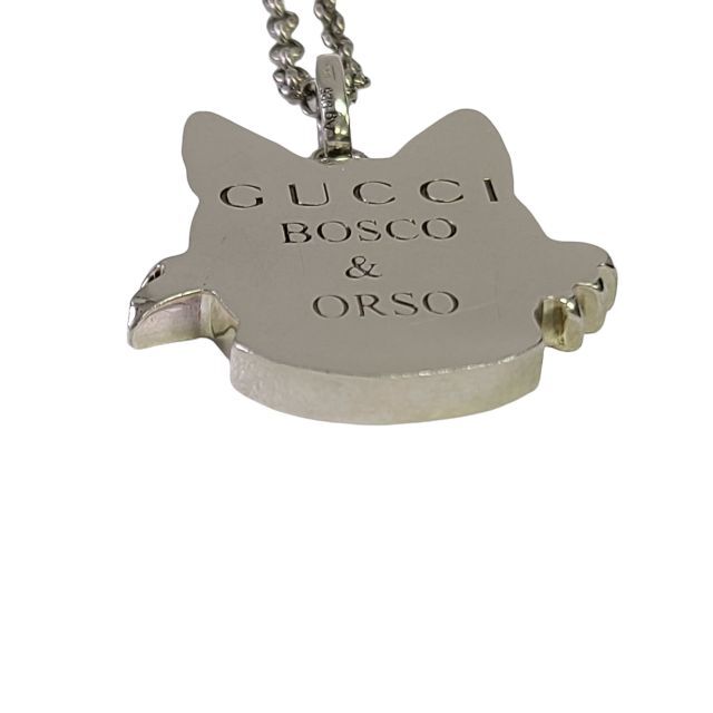 Gucci(グッチ)のグッチ GUCCI BOSCO ボスコ ペンダント シルバー ネックレス 111 レディースのアクセサリー(ネックレス)の商品写真