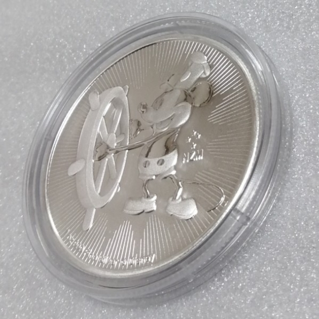 ニウエ 2017 ミッキーマウス 蒸気船 ウィリー 銀貨 BU アイテム3