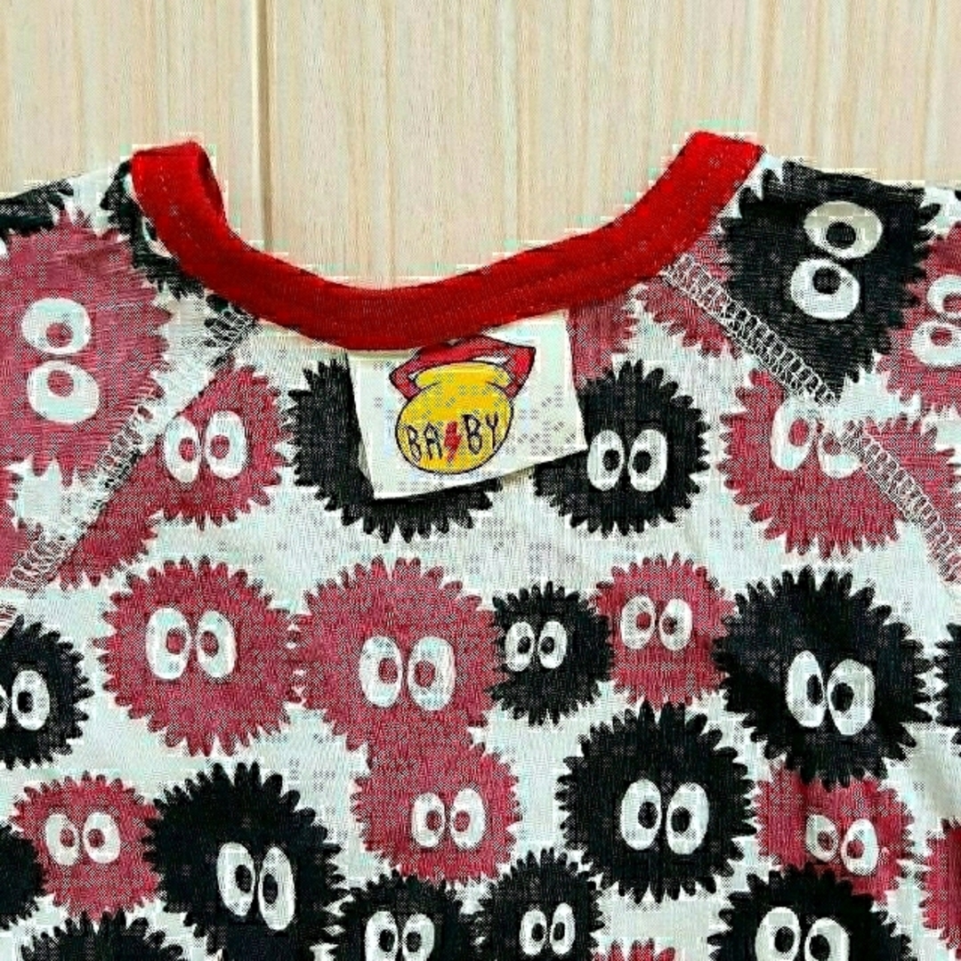 【2枚セット】かわいい！　baby　ロンパース　60-70 キッズ/ベビー/マタニティのベビー服(~85cm)(ロンパース)の商品写真