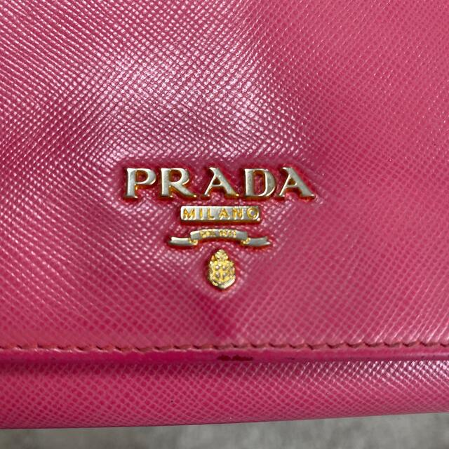 PRADA(プラダ)のPRADA プラダ　長財布　ピンク レディースのファッション小物(財布)の商品写真