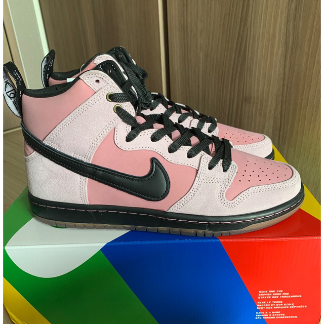 Nike SB Dunk High "Pink/Black" 4