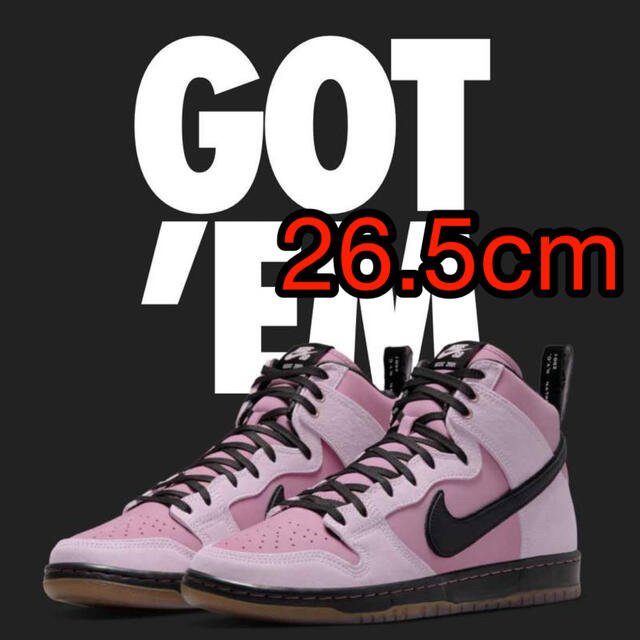 Nike SB Dunk High "Pink/Black" 9