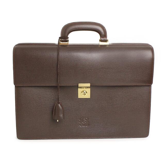 2023年製 新品】 LOEWE - ロエベ レザー アナグラム ブリーフケース