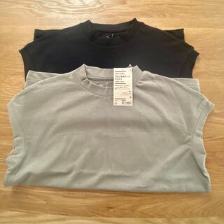 ムジルシリョウヒン(MUJI (無印良品))の無印良品フレンチスリーブTシャツ　2枚セット(Tシャツ(半袖/袖なし))