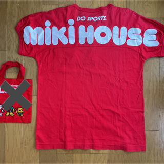 ミキハウス(mikihouse)のミキハウス半袖バックプリントが可愛いメンズＭサイズ(Tシャツ(半袖/袖なし))