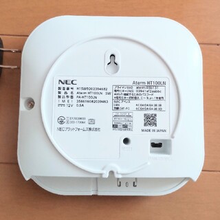 NEC - NEC Aterm PA-HT100LN-SW SIMフリーLTEホームルーターの通販 by 