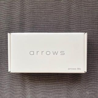 アローズ(arrows)のFCNT arrows We FCG01 ホワイト(スマートフォン本体)