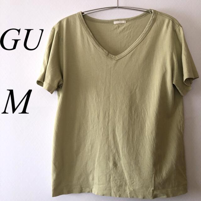 GU(ジーユー)のGU レディース　Tシャツ　Mサイズ レディースのトップス(Tシャツ(半袖/袖なし))の商品写真