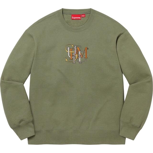 supreme overlap crewneck M