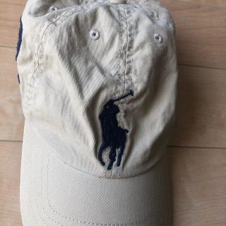 ポロラルフローレン(POLO RALPH LAUREN)のラルフローレン　キャップ　Ralph Lauren ボーイサイズ　ベージュ　(帽子)