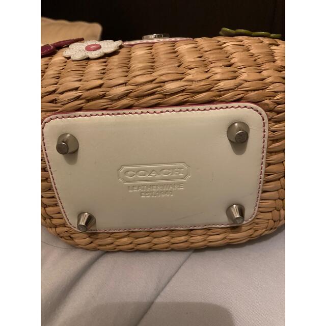 新品未使用 COACH コーチ かごバッグ ウィッカー キャリーオール