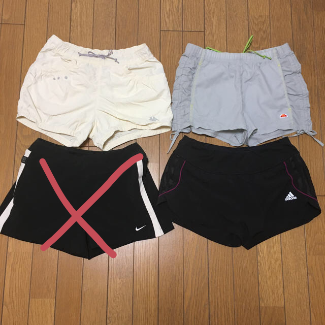 ellesse(エレッセ)のショートパンツ3枚セット スポーツ/アウトドアのトレーニング/エクササイズ(その他)の商品写真