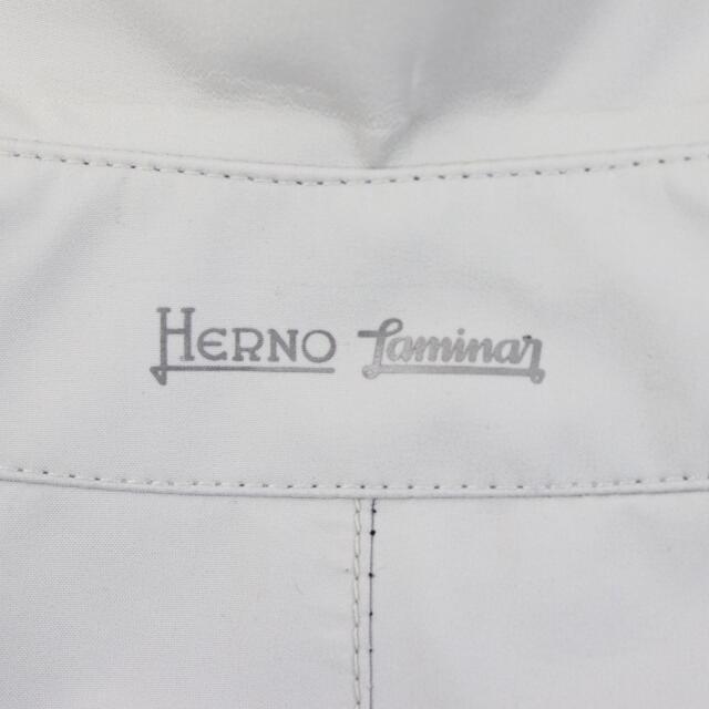 美品 ヘルノ Laminar ステンカラーコート メンズ オフホワイト 50