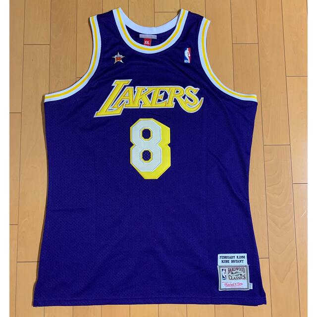 激レアMitchell&Ness NBA 8 Bryantレイカーズユニフォーム-