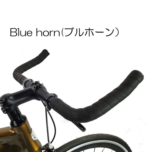 自転車　ピストバイク（ゴールド）520mmサイズ　シングルギア　ブルホーン