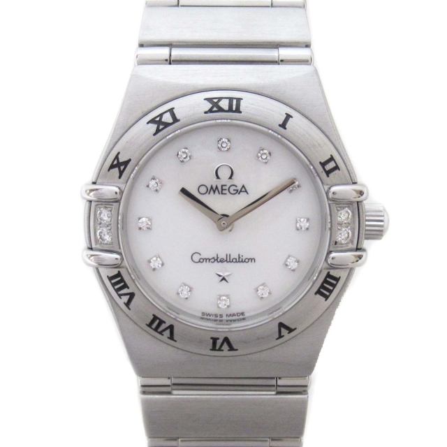 オメガ コンステレーション ダイヤベゼル ウォッチ 腕時計 レディース