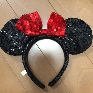 ディズニー(Disney)のミニーちゃん　スパンコールカチューシャ(カチューシャ)