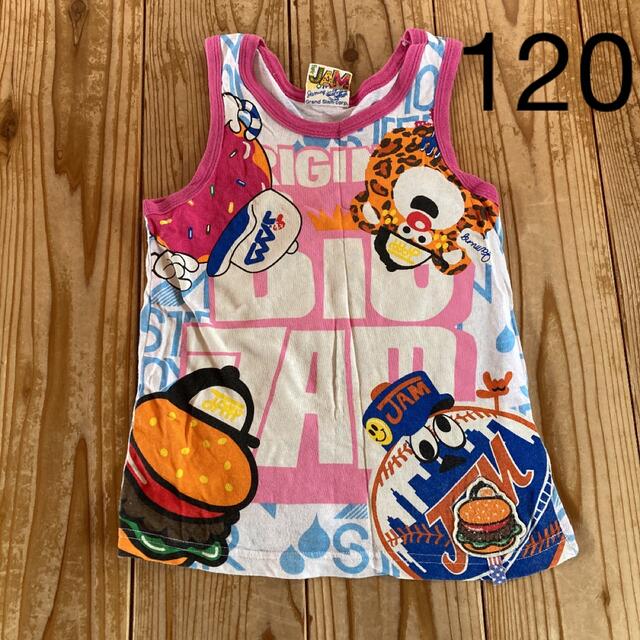 JAM(ジャム)の120  JAM  タンクトップ キッズ/ベビー/マタニティのキッズ服女の子用(90cm~)(Tシャツ/カットソー)の商品写真