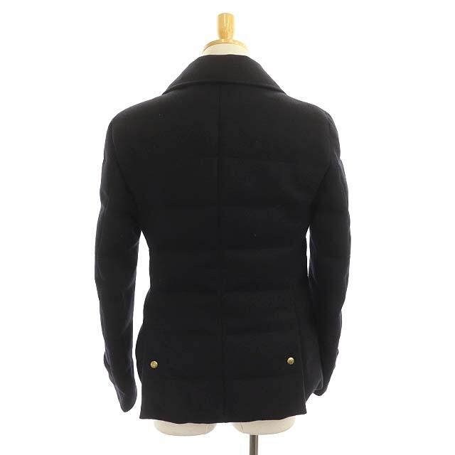 モンクレール MONCLER ガムブルー カシミヤ Pコート 0 濃紺 - ピーコート