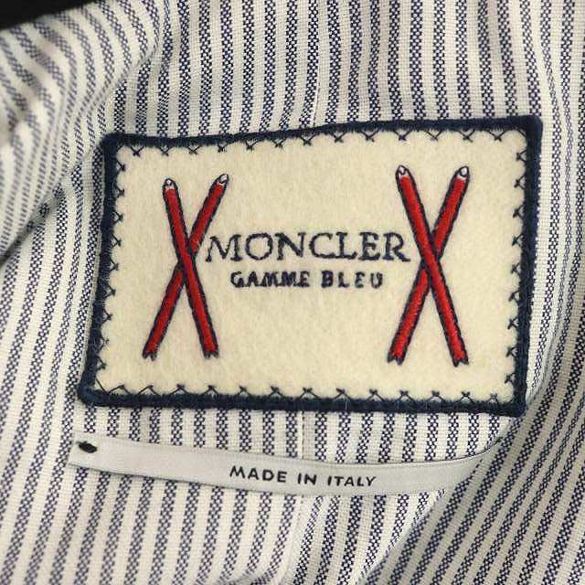モンクレール MONCLER ガムブルー カシミヤ Pコート 0 濃紺 2