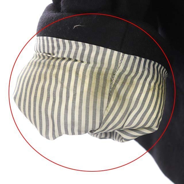 モンクレール MONCLER ガムブルー カシミヤ Pコート 0 濃紺 4