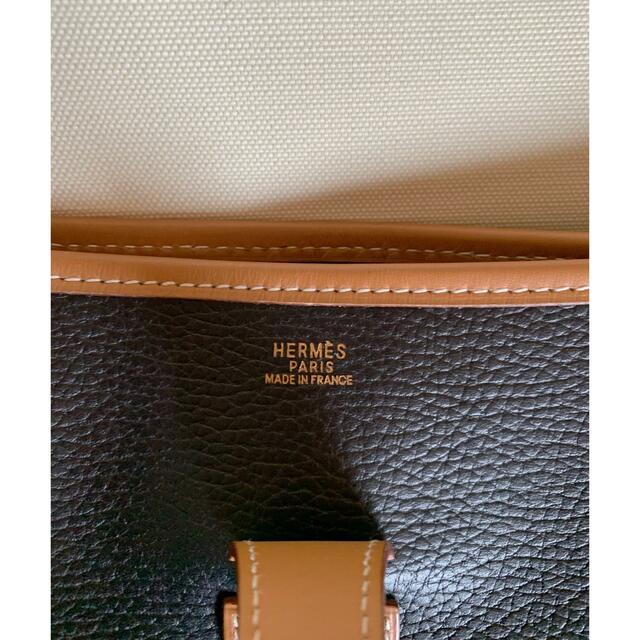 HERMES レア エルメス エヴリン GM 黒×ゴールド