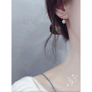 インポートパールピアス　パール　ピアス(ピアス)