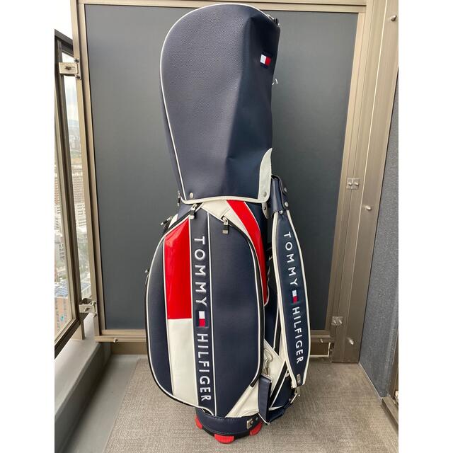 TOMMY HILFIGER(トミーヒルフィガー)のニコちゃんさま専用トミーヒルフィガー　キャディバッグ スポーツ/アウトドアのゴルフ(バッグ)の商品写真