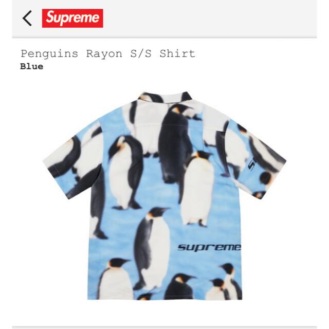 メンズ Supreme - Supreme Penguins Rayon Shirt ペンギンの通販 by K ...
