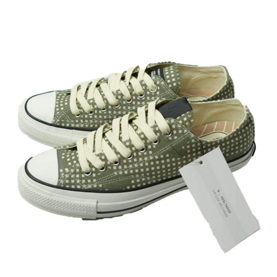 靴/シューズN.HOOLYWOOD COMPILE LINE x CONVERSE ADDICT x UNDERCOVER エヌハリウッド コンバースアディクト アンダーカバー 21AW 別注 CHUCK TAYLOR NU OX 2212-SE01peg US8.5(27cm) KHAKI CHECK ナイトカモフラージュ REBEL スニーカー シューズ【新古品】【N.HOOLYWOOD】