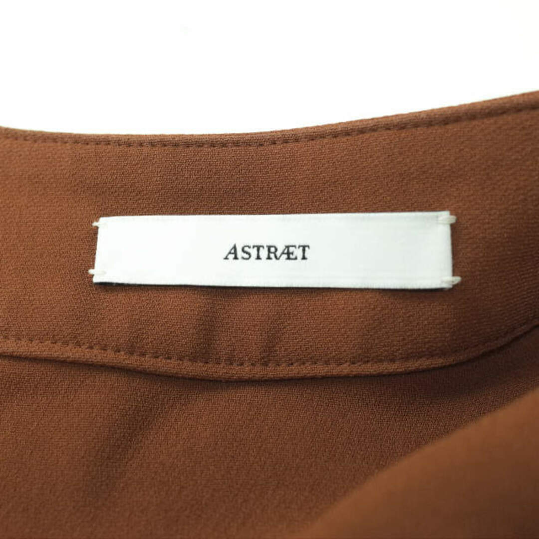 ASTRAET(アストラット)のASTRAET アストラット 日本製 ラップベルトシャツ 5416-257-0096 ONE SIZE ブラウン UNITED ARROWS 半袖 トップス【中古】【ASTRAET】 レディースのトップス(シャツ/ブラウス(半袖/袖なし))の商品写真