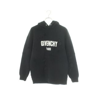 ジバンシィ(GIVENCHY)のジバンシィ BM703A3Y0S デストロイプルオーバーパーカー メンズ S(パーカー)