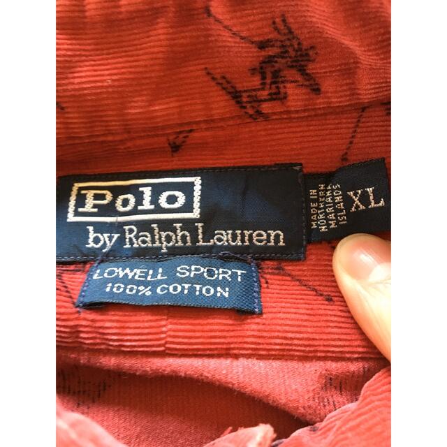 POLO RALPH LAUREN(ポロラルフローレン)のポロバイラルフローレン  コーデュロイ シャツ スキー柄 メンズのトップス(シャツ)の商品写真