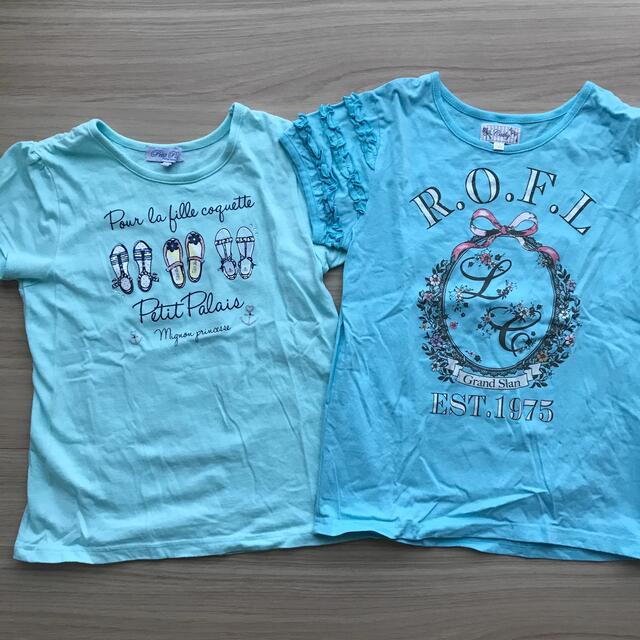 motherways(マザウェイズ)のマザウェイズ  Tシャツ　2枚セット　140 キッズ/ベビー/マタニティのキッズ服女の子用(90cm~)(Tシャツ/カットソー)の商品写真