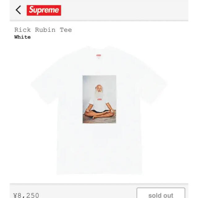 Supreme - 新品 Supreme Rick Rubin Tee サイズSの通販 by SUU's shop ...