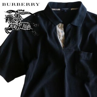 バーバリー(BURBERRY)の【BURBERRY】ポロシャツ ポケット付き ノバチェック 日本製☆(ポロシャツ)