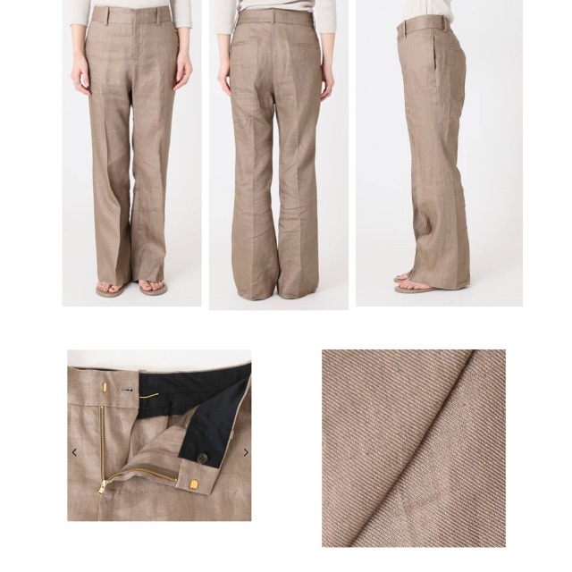 Deuxieme Classe☆麻サルファー染パンツ☆ブラウン☆34 | bombaytools.com