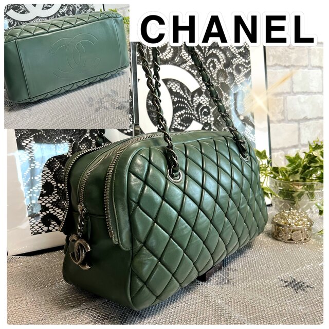 極美品★CHANEL 2WAY ミニボストン ショルダーバッグ★正規品