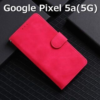 グーグルピクセル(Google Pixel)のGoogle Pixel5a5G ケース 手帳 ローズレッド(Androidケース)