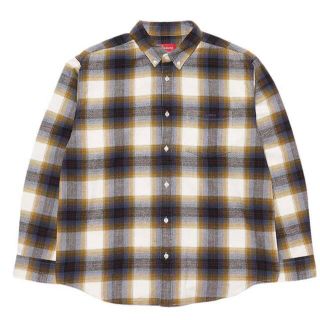 シュプリーム(Supreme)のSupreme Plaid Flannel Shirt Natural Lサイズ(シャツ)