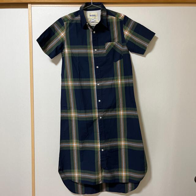 BEAMS BOY(ビームスボーイ)のBEAMS BOY ビッグタータンチェック半袖ワンピース レディースのワンピース(ロングワンピース/マキシワンピース)の商品写真