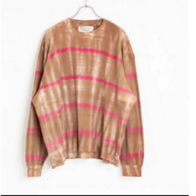 Jieda(ジエダ)のDairiku Tie-dye Thermal Tee サーマルニット メンズのトップス(ニット/セーター)の商品写真