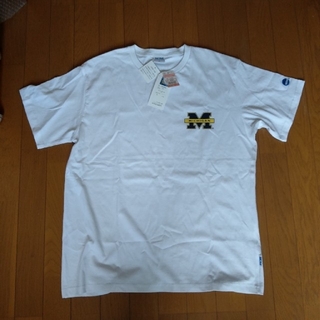 シマムラ(しまむら)の【新品未使用】NCAA Tシャツ ミシガン大 メンズM(Tシャツ/カットソー(半袖/袖なし))