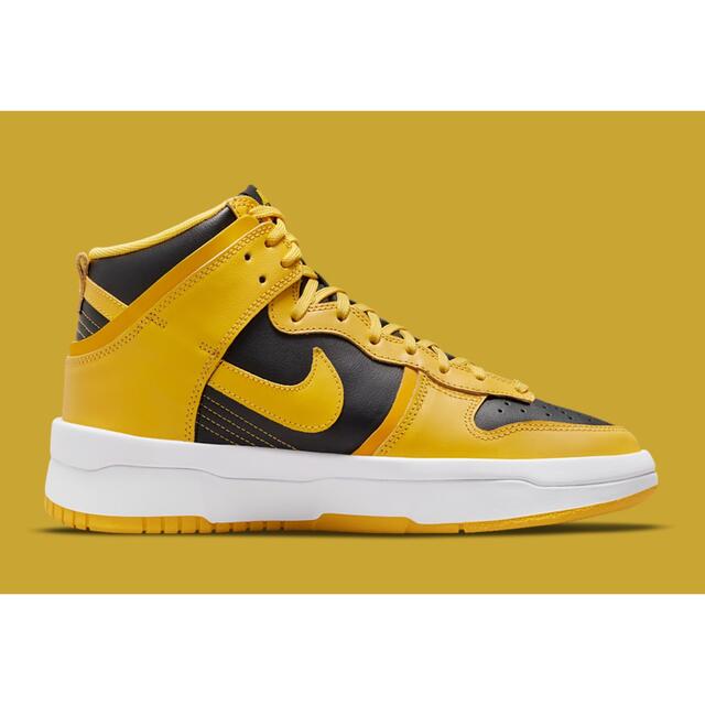 NIKE(ナイキ)の定価14300 NIKE WMNS DUNK HIGH UP Maize 黄 黒 レディースの靴/シューズ(スニーカー)の商品写真