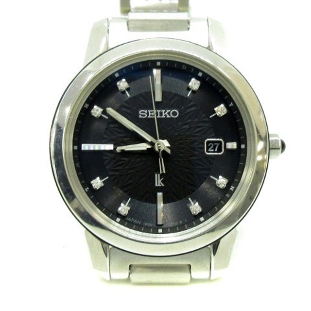 セイコー ルキア Limited 限定時計 腕時計 ソーラー 3針 シルバー色約165cmケースタテ