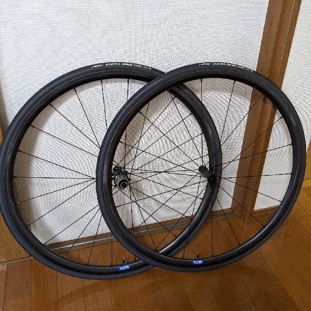 自転車ロードバイク　超軽量カーボンチューブラーホイール　メカニコ　KT25-23S