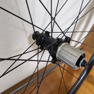 ロードバイク　超軽量カーボンチューブラーホイール　メカニコ　KT25-23S