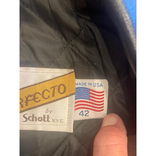 schott(ショット)のショット　ダブルライダース　42 メンズのジャケット/アウター(ライダースジャケット)の商品写真